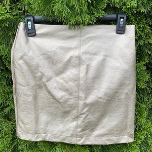 Holister leather skirt